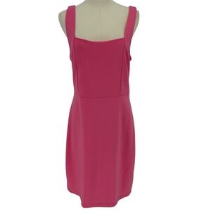 Pink Lily Sheath Dress Pink Square‎ Neck Low Back 2XL